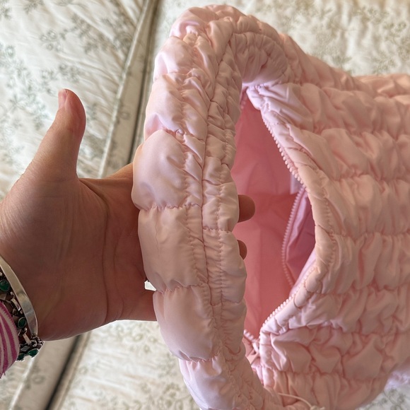 COS NWOT Light Pink Quilted Tote